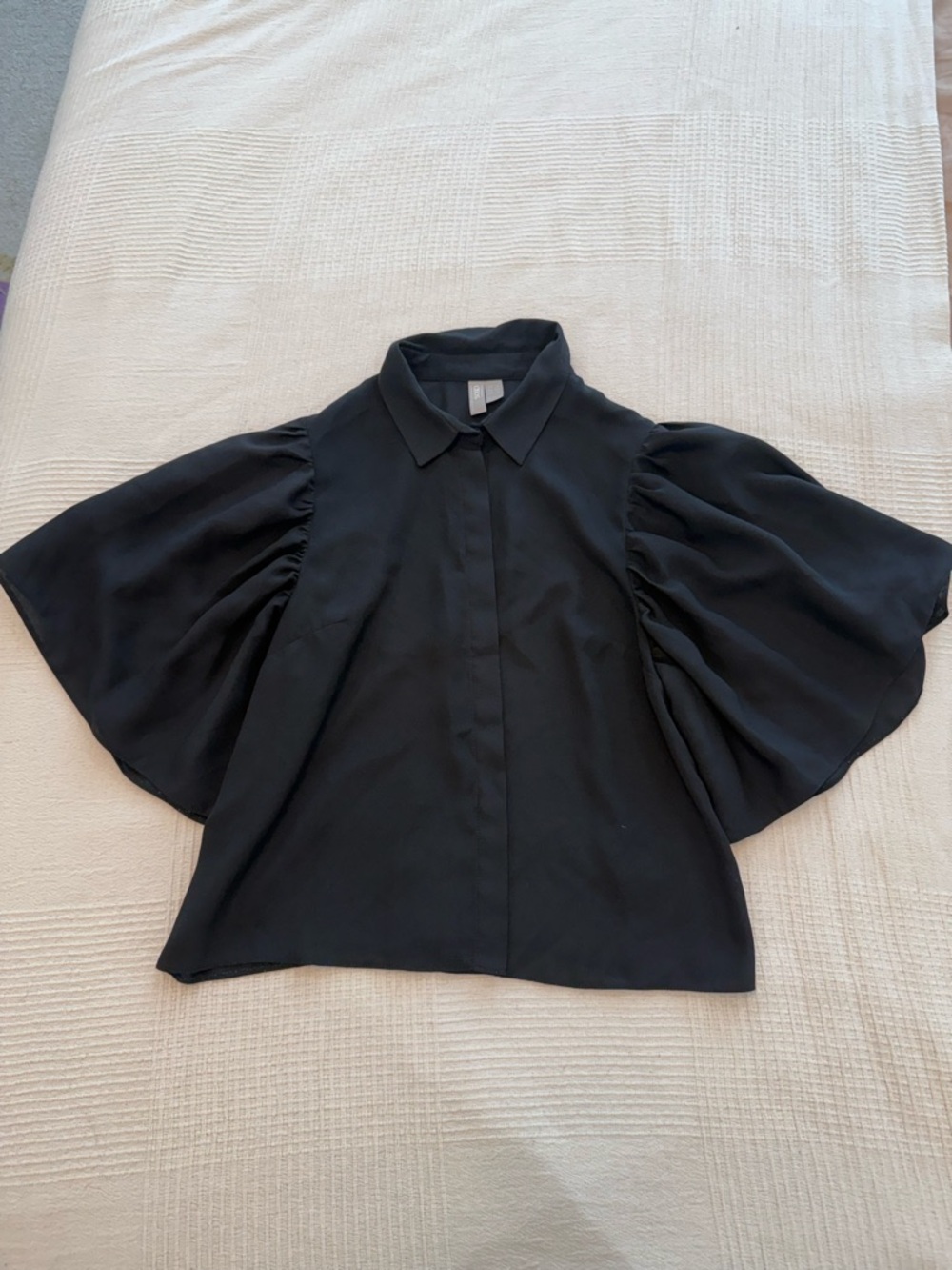 ASOS gathered-Sleeve Collared Blouse - Women